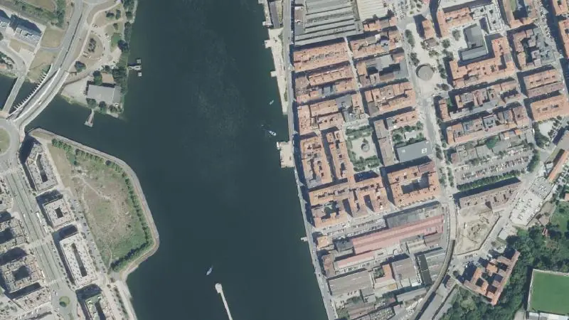 Vista aérea del entorno de la estación Erandio (ortofoto PNOA)